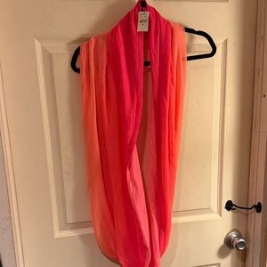 Vibrant Pink and Orange Scarf